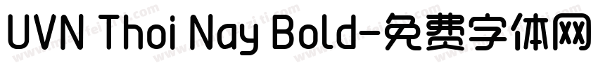 UVN Thoi Nay Bold字体转换